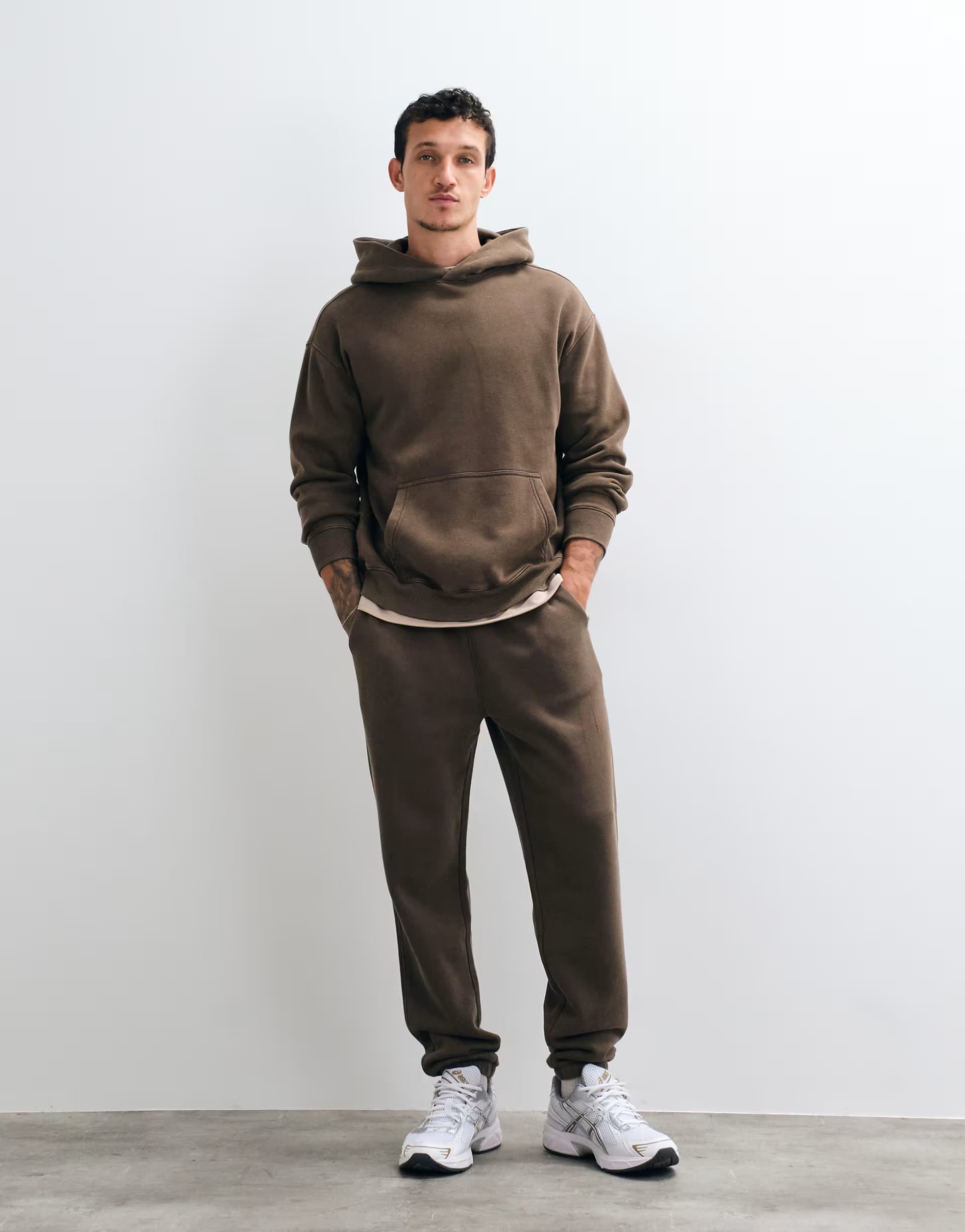 ASOS ONLY & SONS Larry regular fit jogger co-ord in washed brown