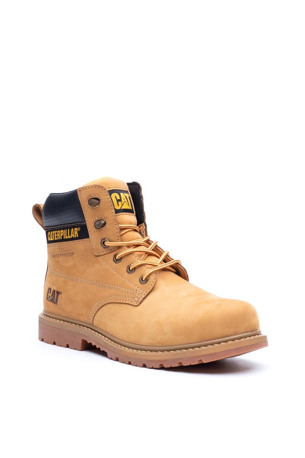 Caterpillar Caterpillar Men's Silva Lace up Occupational Work Boot in Light Tan - 4