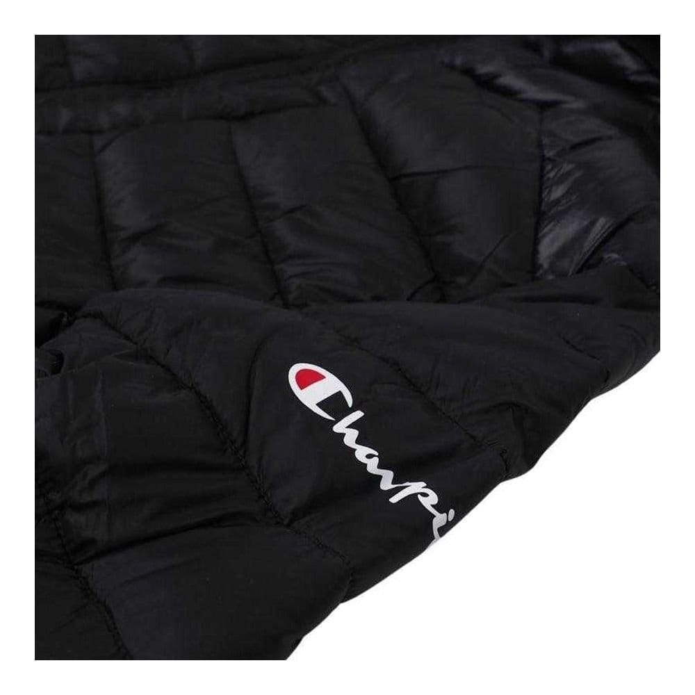 Champion Champion Men's Chest Pocket Hooded Jacket in Black - 4
