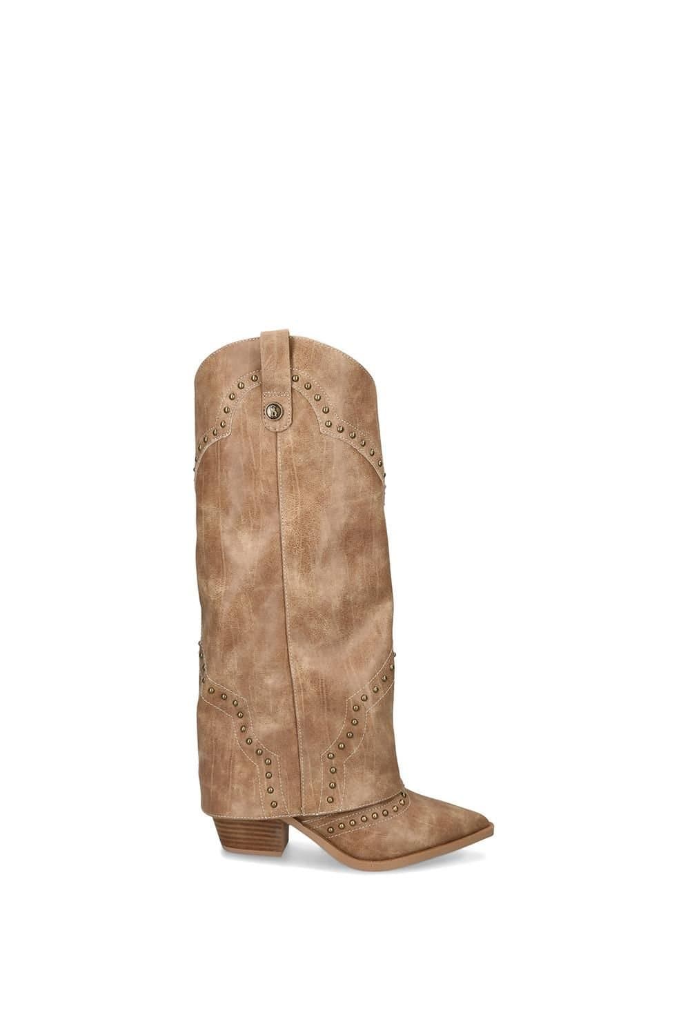 Steve Madden Steve Madden Tan Leather High Leg Boots