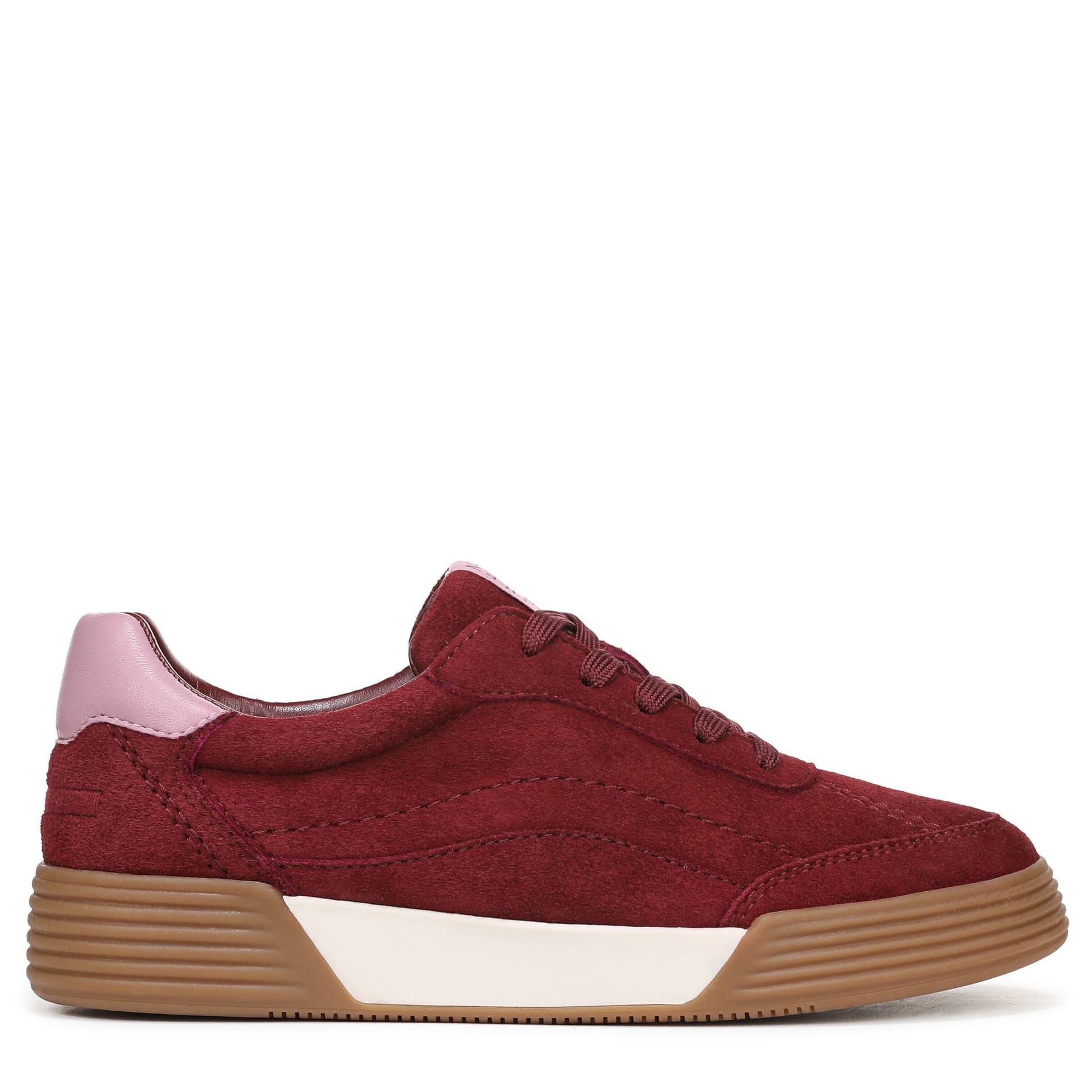 Naturalizer Naturalizer Women's Red Suede Lace-Up Sneaker