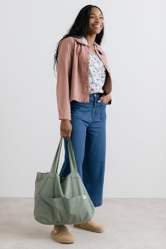 Lily & Me Lily & Me Women's Rebecca Ruffle Collar Jacket in Pink - 3