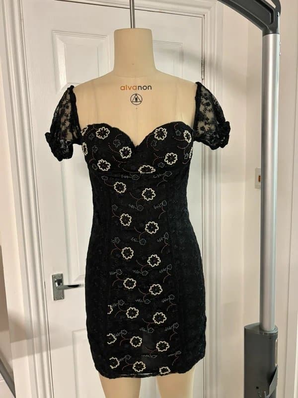 no tag Lace Embellished Dress
