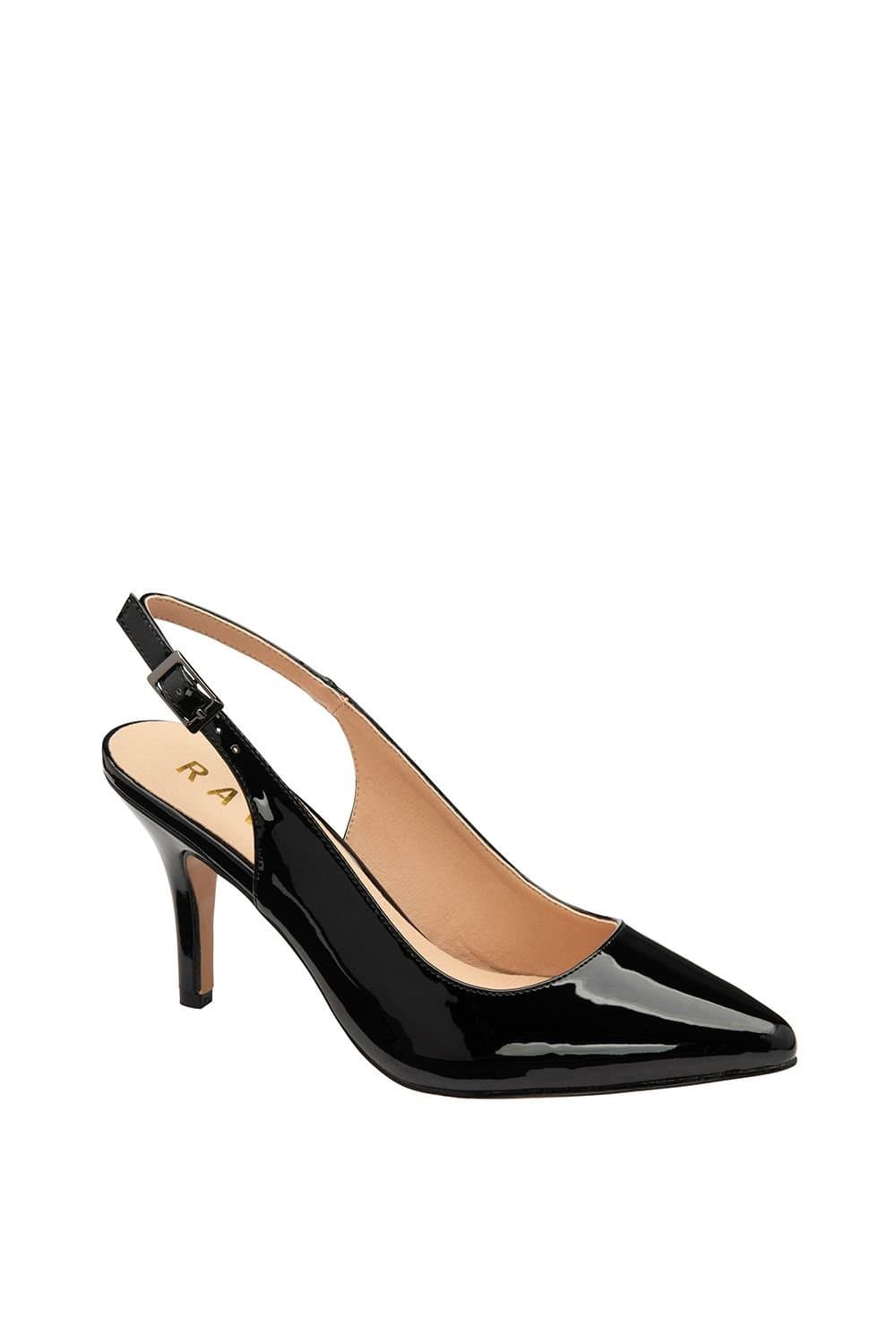 Ravel Ravel Women's 'Kavan' Patent Slingback Court Shoes in Black