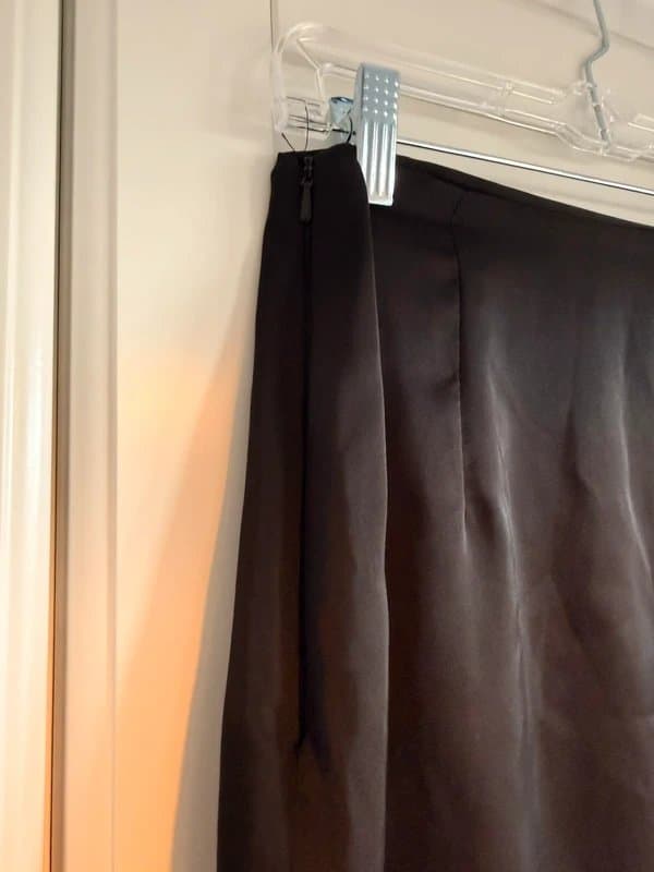 ASOS Design Asos Black Satin Mini Skirt