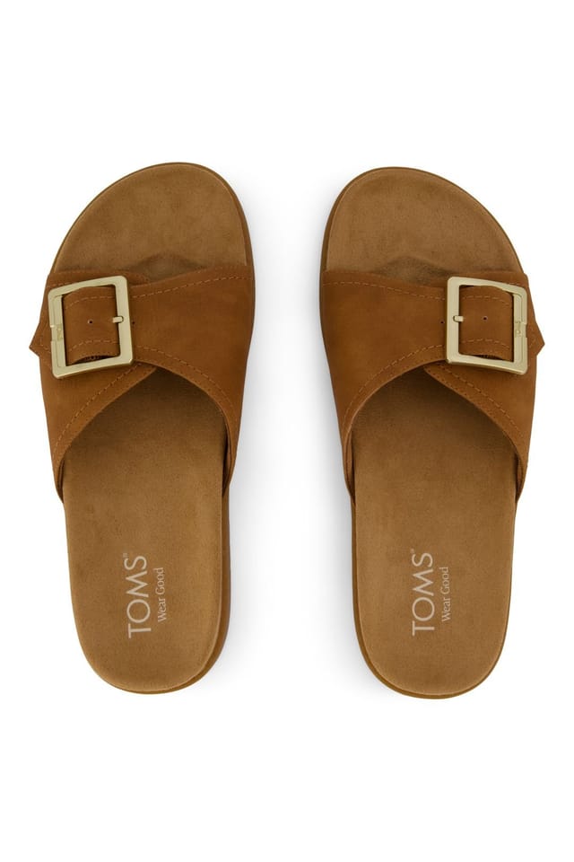 TOMS Toms Women's Marin Slide Sandal Medium Brown - 2
