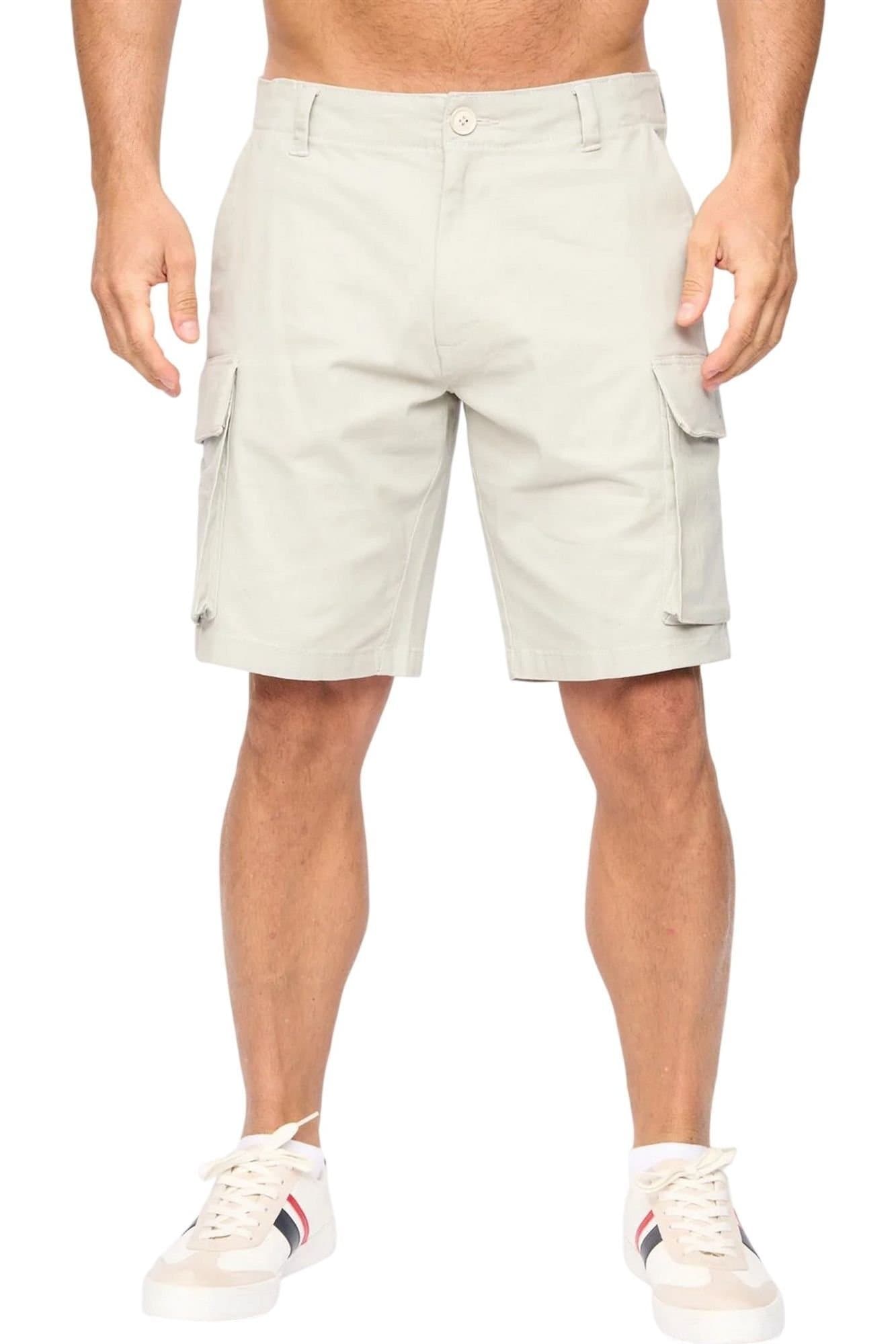 Bewley&Ritch Bewley&Ritch Men's Seaford Cargo Shorts in Pale Grey