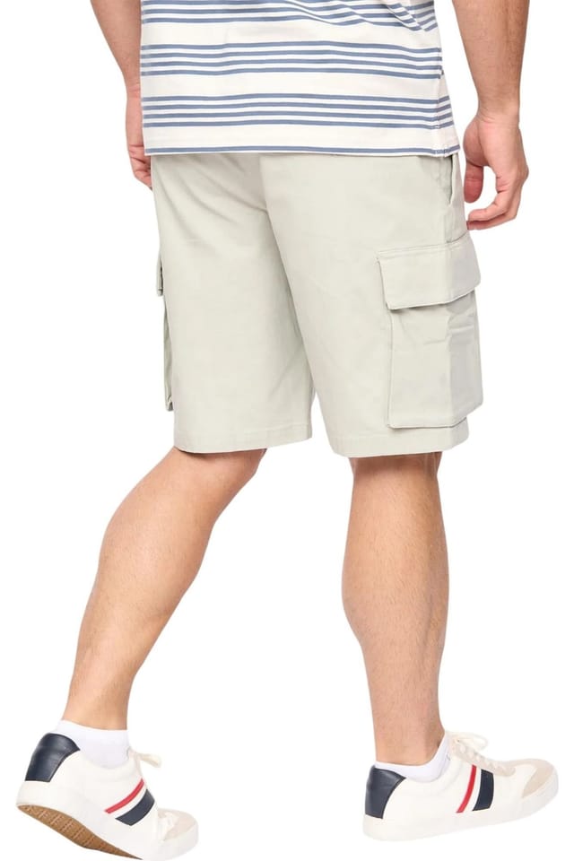 Bewley&Ritch Bewley&Ritch Men's Seaford Cargo Shorts in Pale Grey - 2