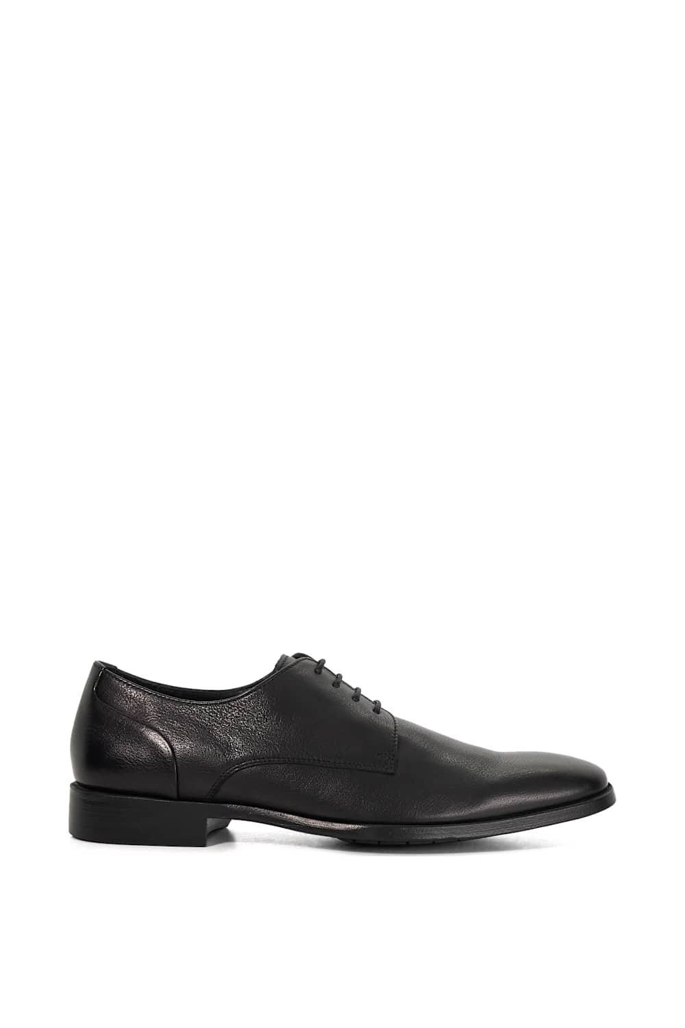 Dune London Dune London Men's Wide Fit 'Sole' Leather Derbies in Black - 2