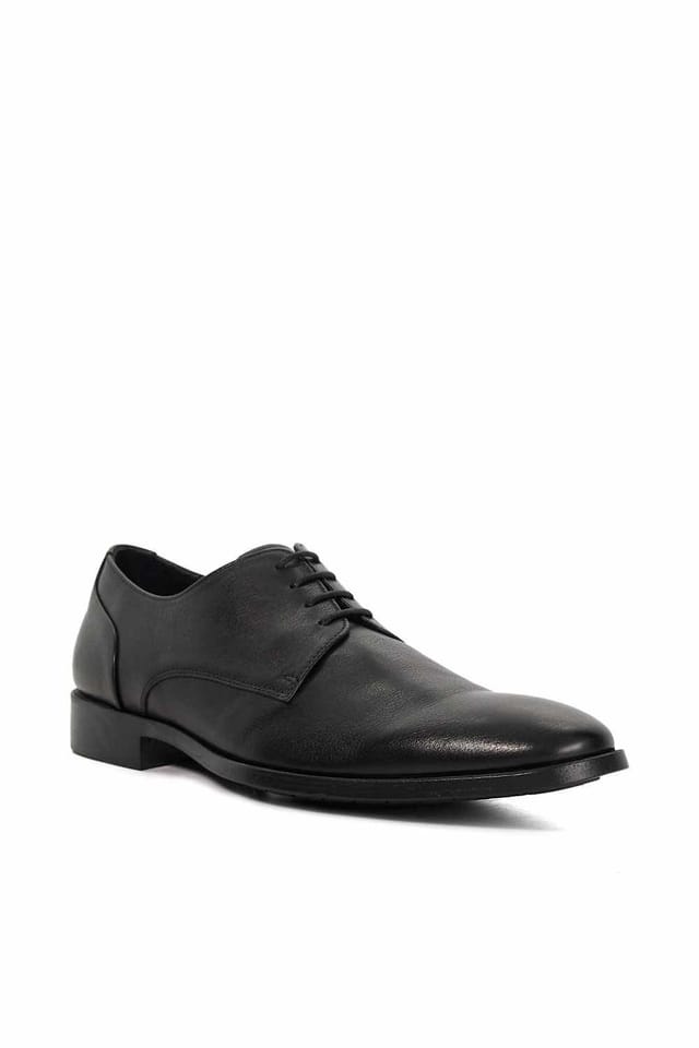Dune London Dune London Men's Wide Fit 'Sole' Leather Derbies in Black - 2