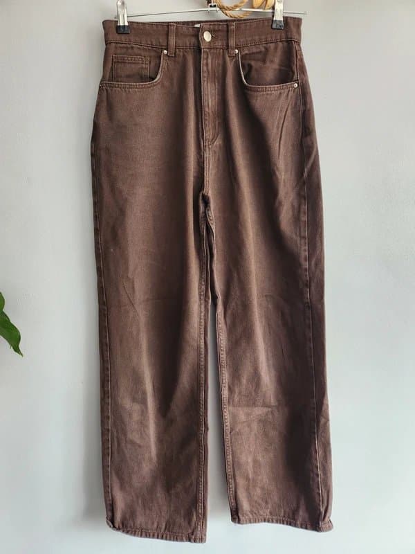 New Look New Look Adalae Brown Wide Leg Jeans Age 14 Size 8 10