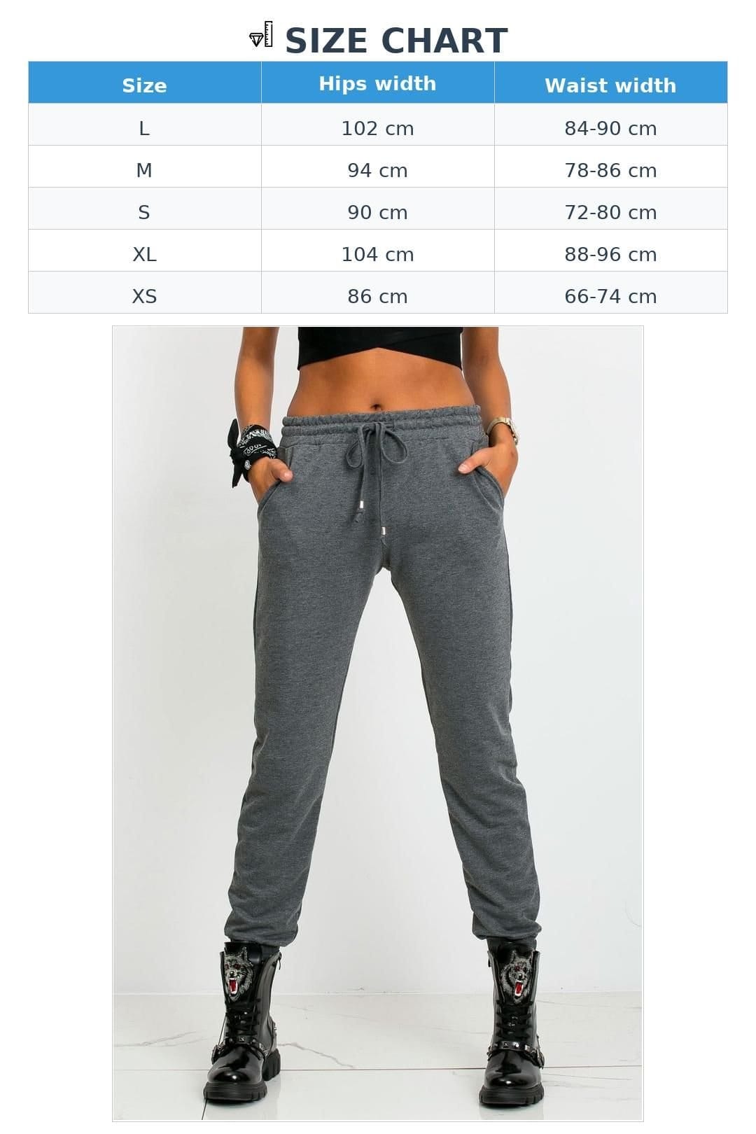 Love Lace Love Lace Women's Fashion Narrow Leg Sweatpants for Everyday Wear in Grey - 4