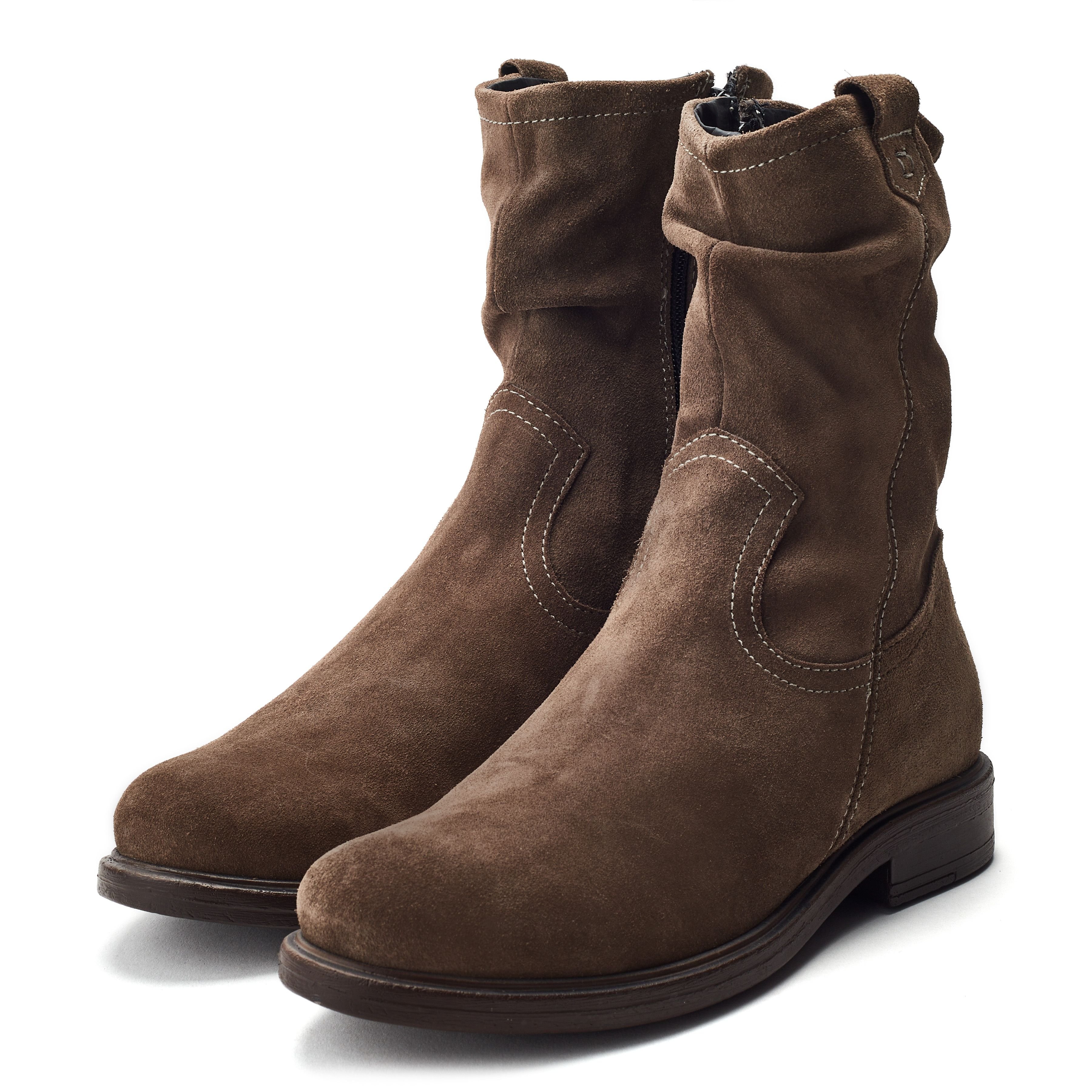 Moda In Pelle Moda In Pelle Women's 'Olio' Suede Ankle Boots in Taupe - 2