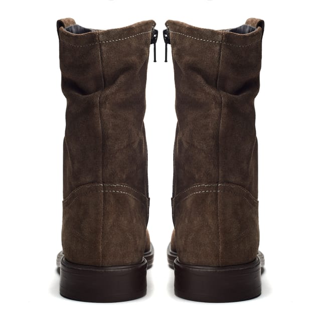 Moda In Pelle Moda In Pelle Women's 'Olio' Suede Ankle Boots in Taupe - 3