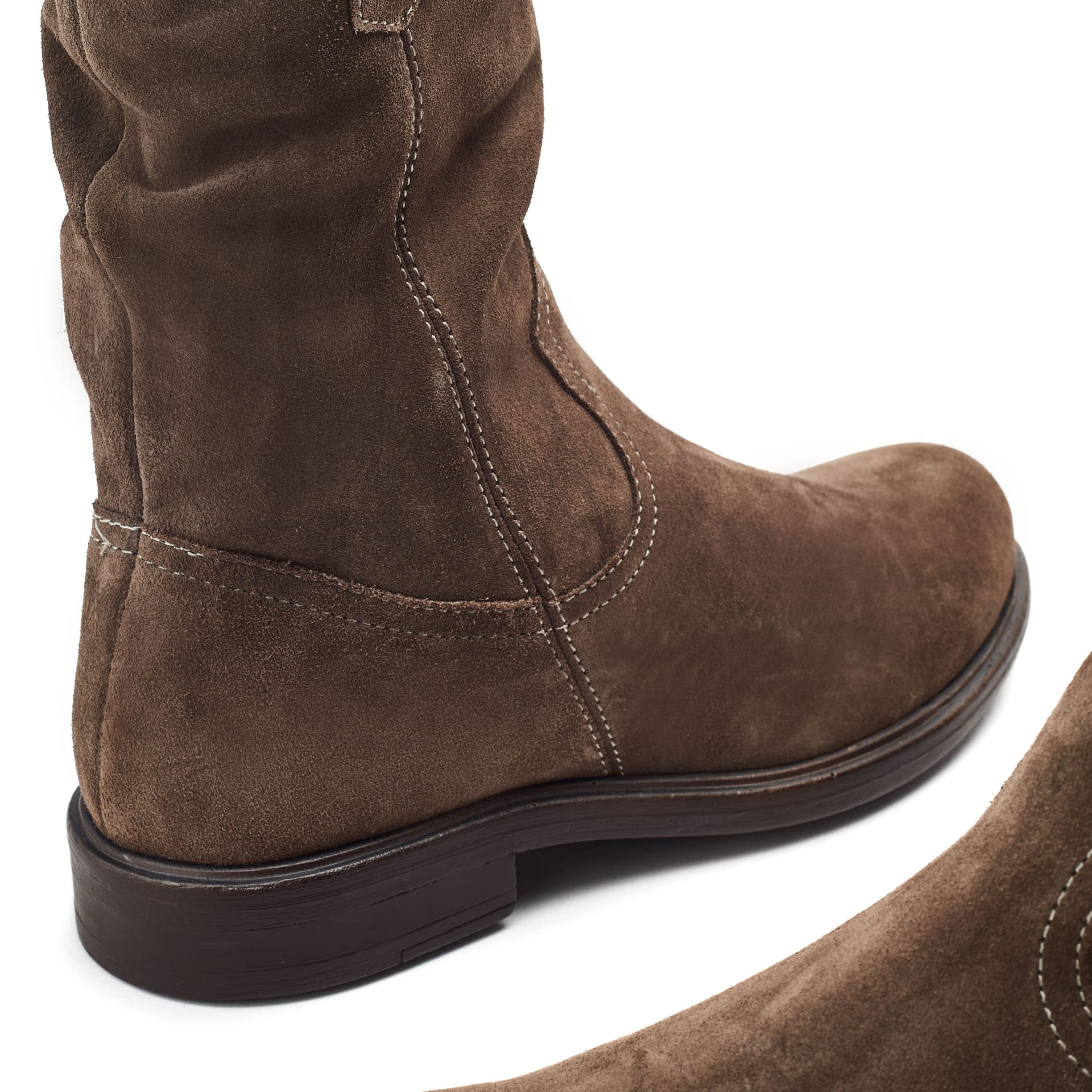 Moda In Pelle Moda In Pelle Women's 'Olio' Suede Ankle Boots in Taupe - 4