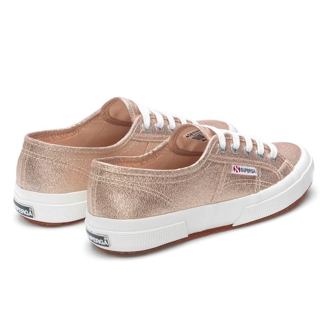 Superga Superga Women's 2750 Lamew Metallic Trainers in Light Pink - 2