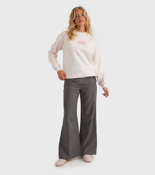 Custard Women's Clothing Light Pink Disney Once Upon Dream Sweatshirt Custard New Look - 3