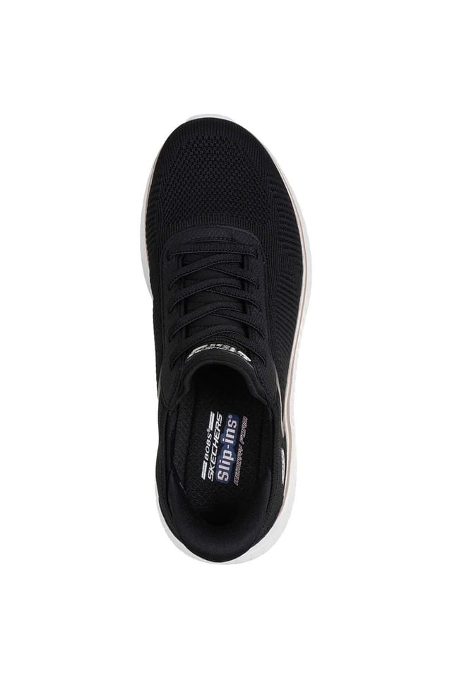 Skechers Skechers Women's BOBS Sport Squad Chaos Shoe in Black - 3