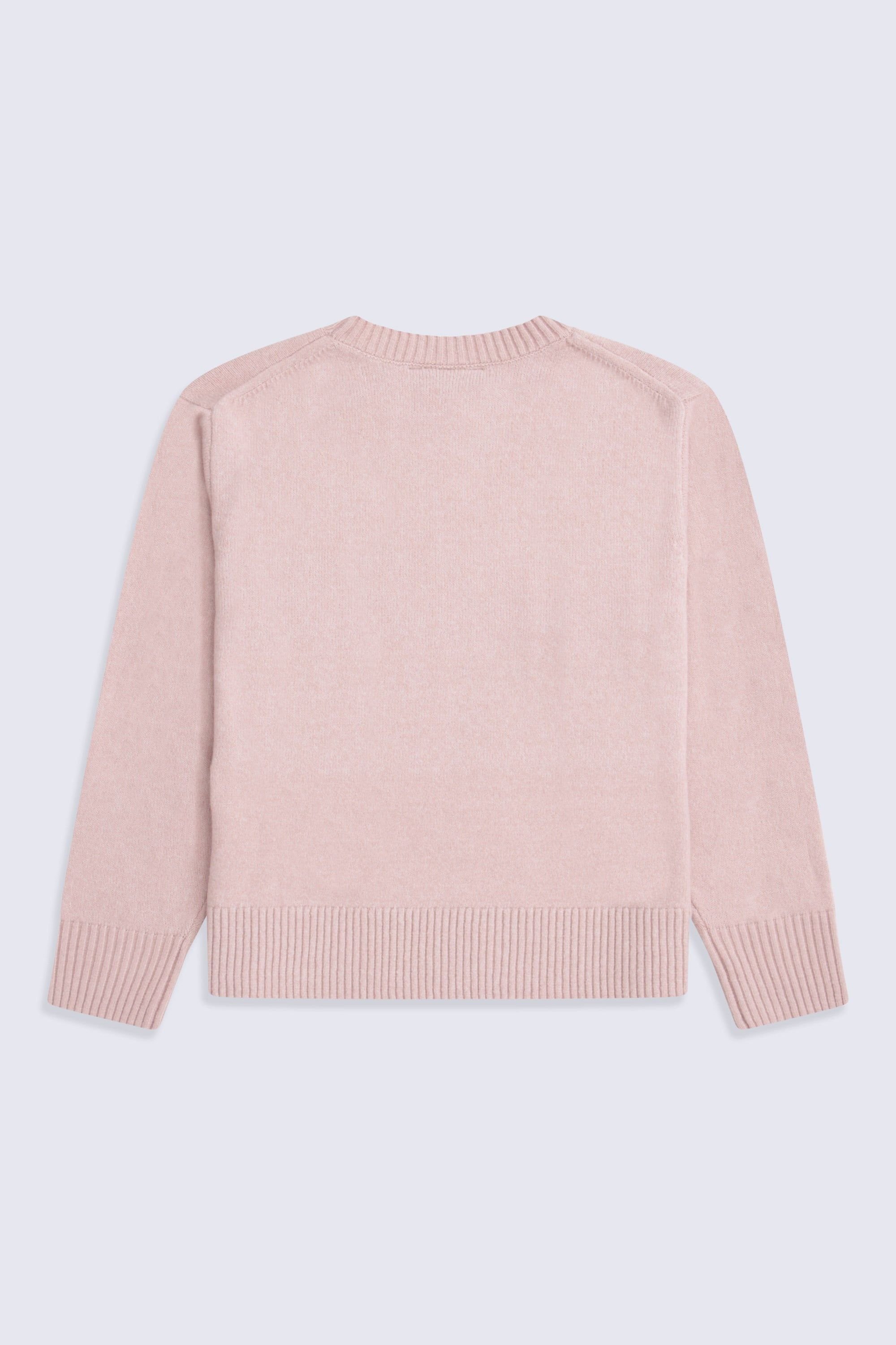 Animal Animal Women's Soft Lightweight Casual Top Warm Comfortable Fluffy Pullover Jumper in Pink - 2