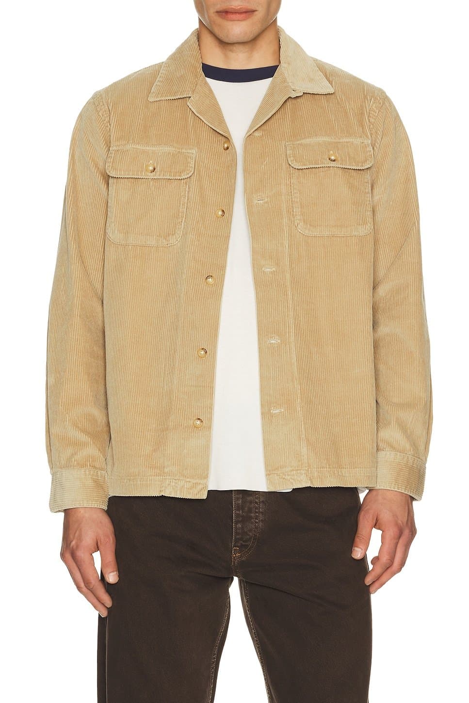 revolve Wide Wale Corduroy Teton Camp Shirt