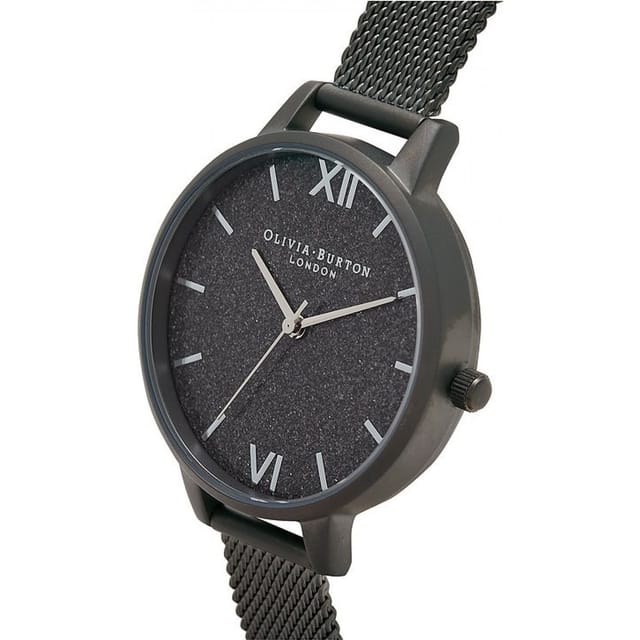 Olivia Burton Olivia Burton Women's OB16GD49 34mm Quartz Watch in Black - 2