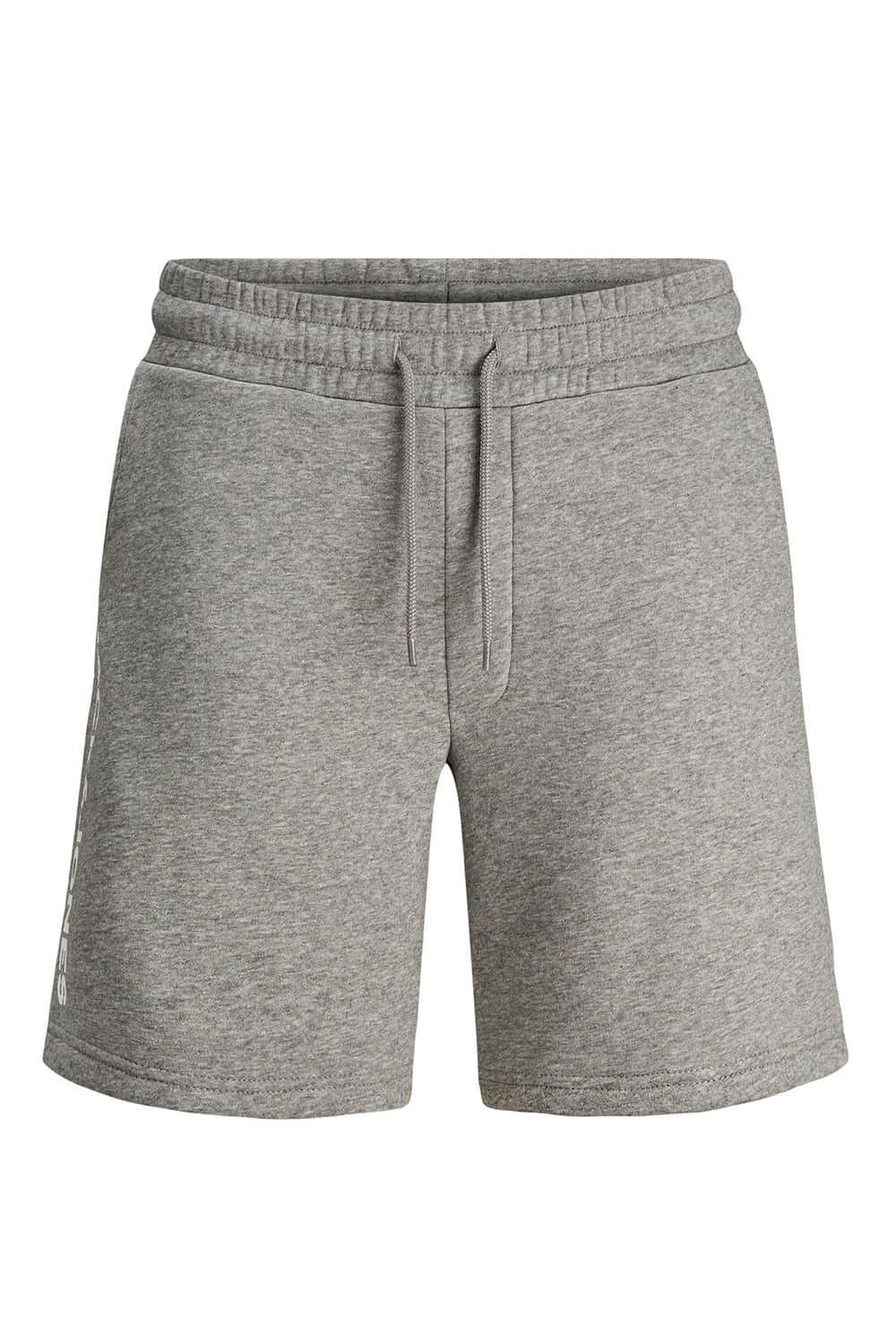 jack & jones Jack & Jones Men's Men's Light Grey Cotton Sweat Shorts Casual Fit Soft Comfortable