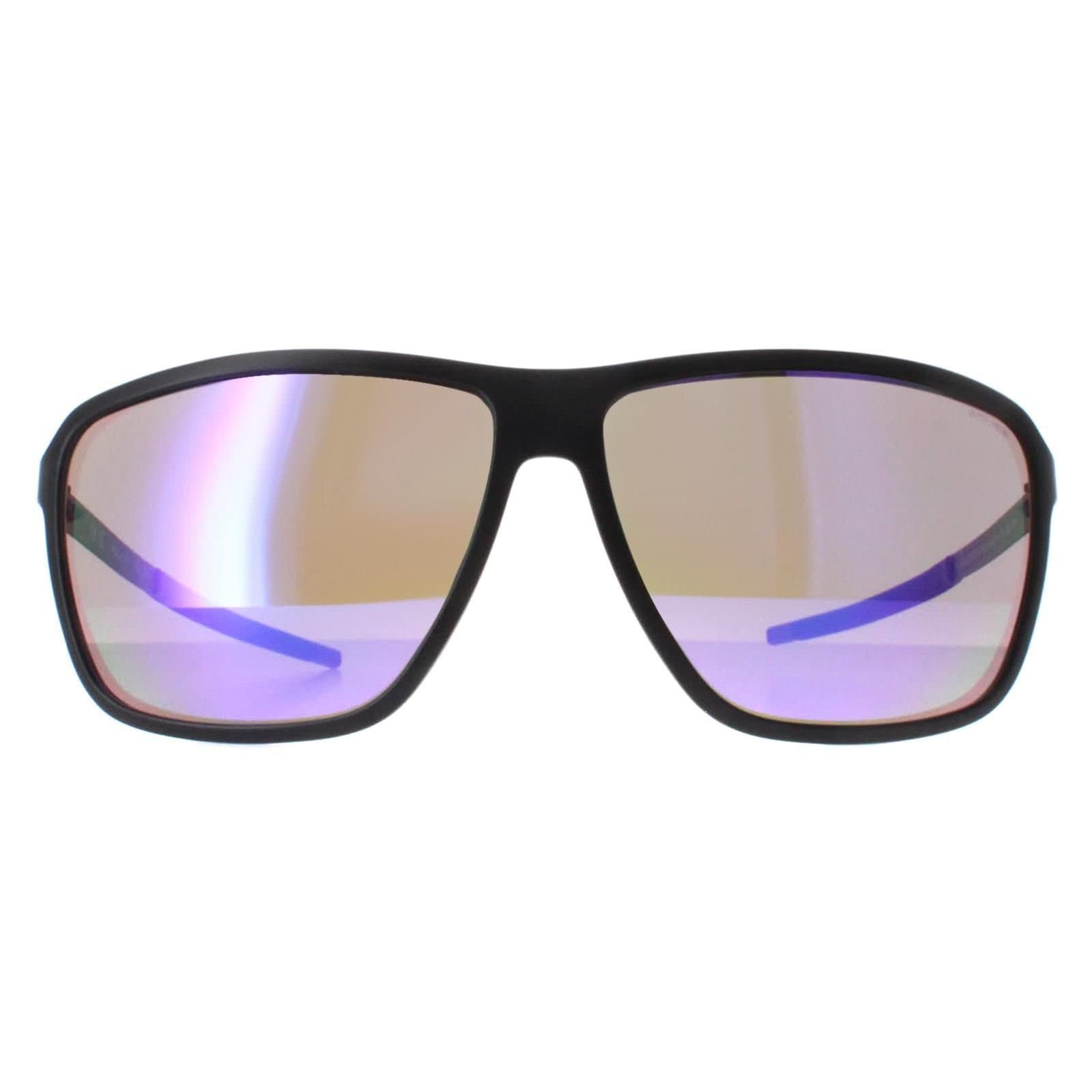 Police Police Men's Square Matte Black Brown Mirror Violet SPLL15 Solstice 4