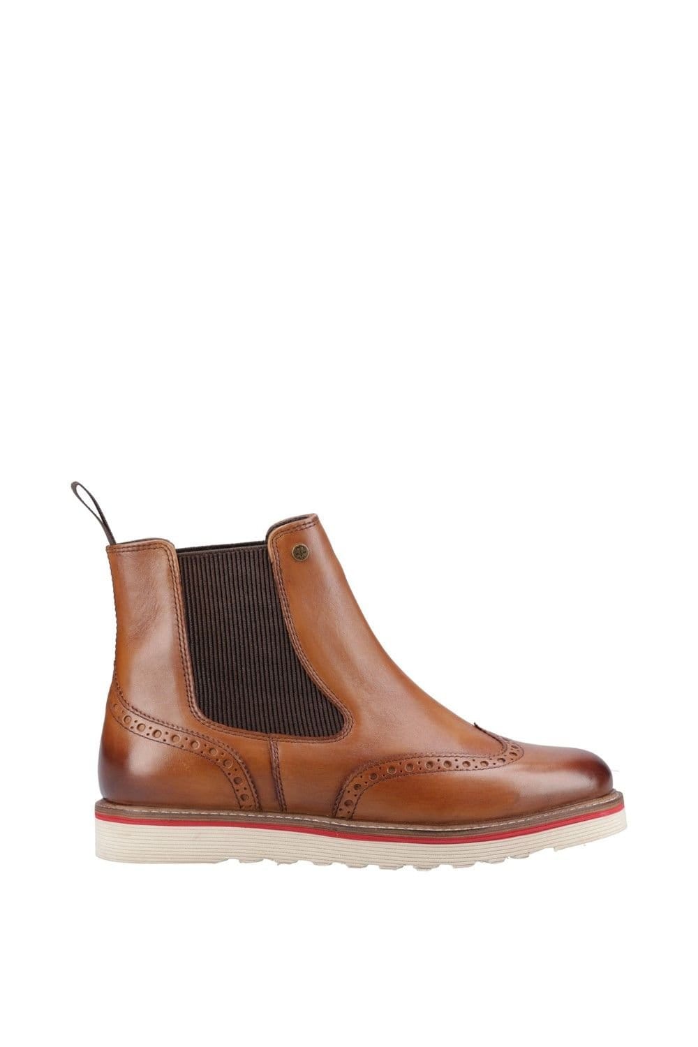 Hunter Hunter Men's Orkney Brogue Dealer Boot in Tan - 4