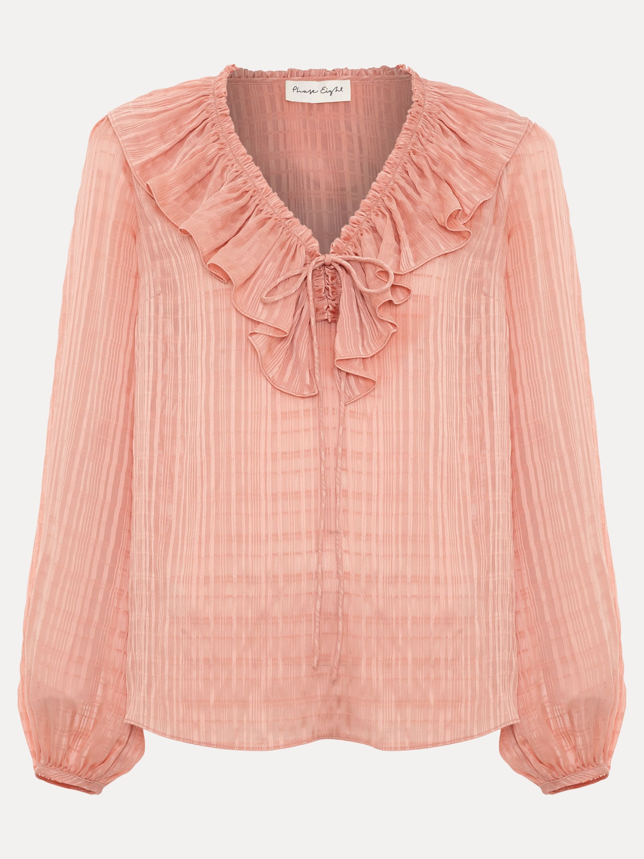 Phase Eight Phase Eight Women's Sidney Ruffle Blouse in Peach - 2