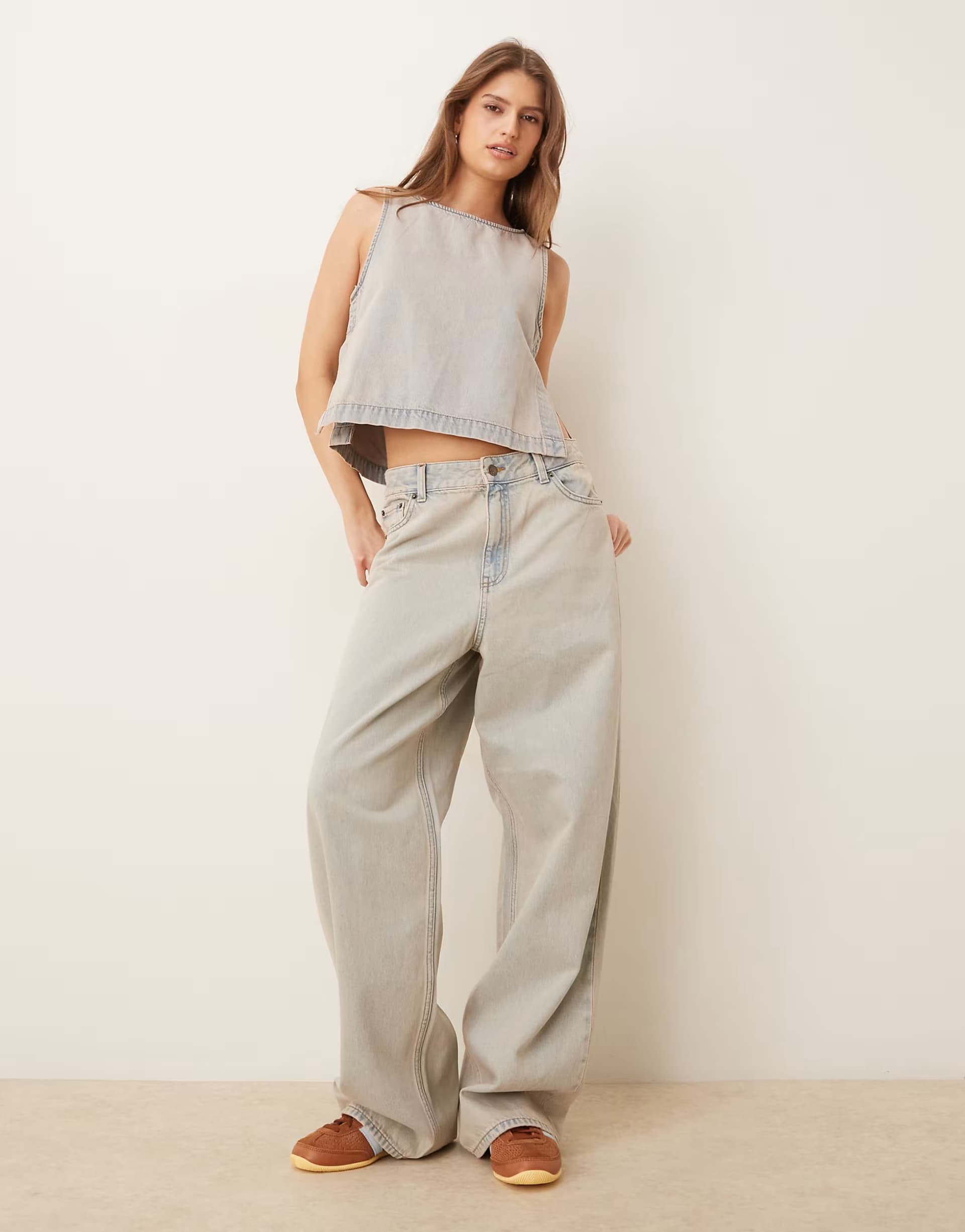 ASOS JJXX co-ord Kyoto light blue wash