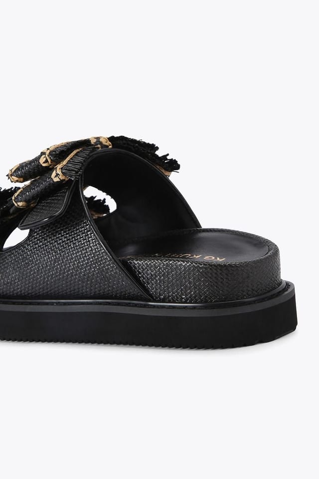 KG Kurt Geiger KG Kurt Geiger Women's 'Robbie' Fabric Sandals in Black - 3
