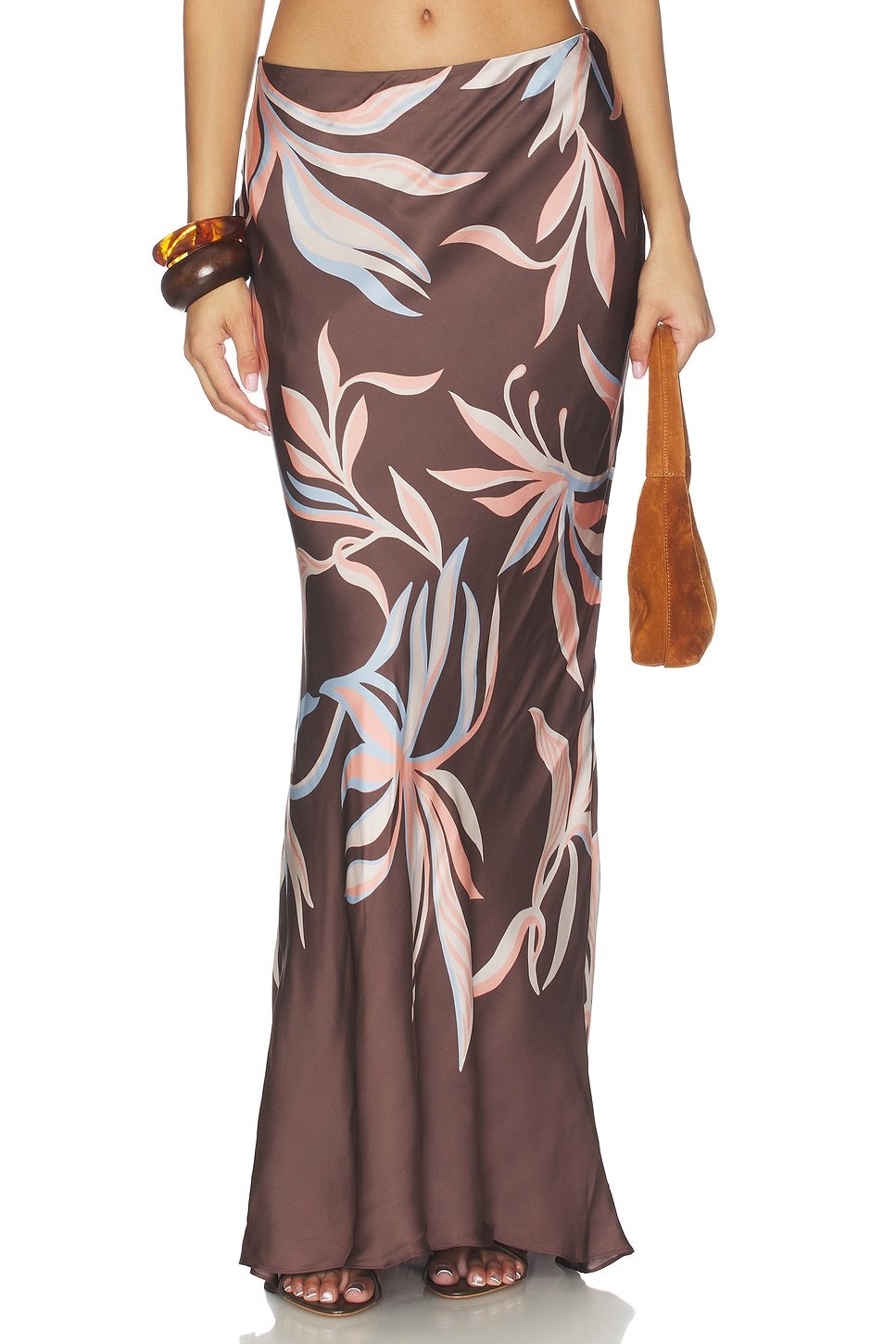 revolve Floral Maxi Skirt - 1