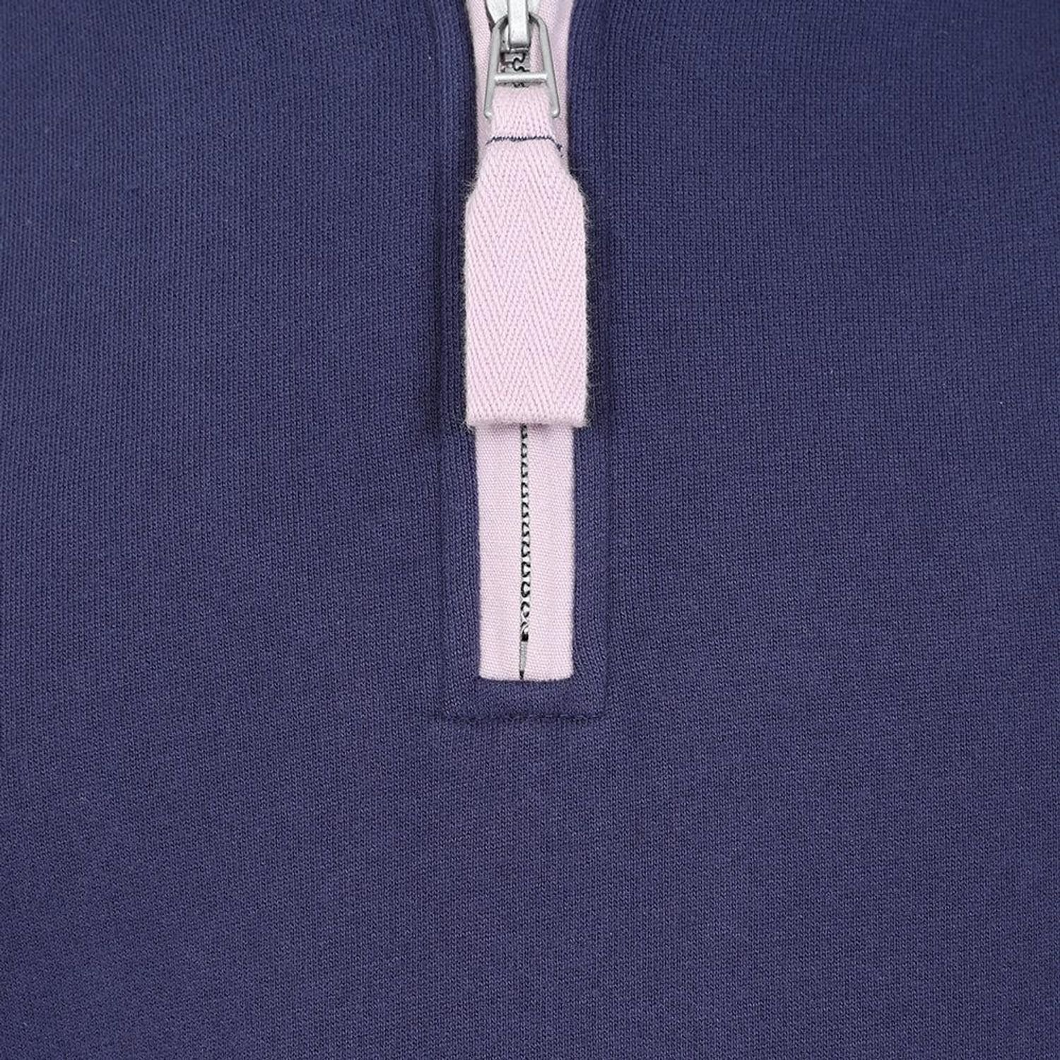 Lazy Jacks Lazy Jacks Women's Quarter Zip Sweatshirt in Navy - 3