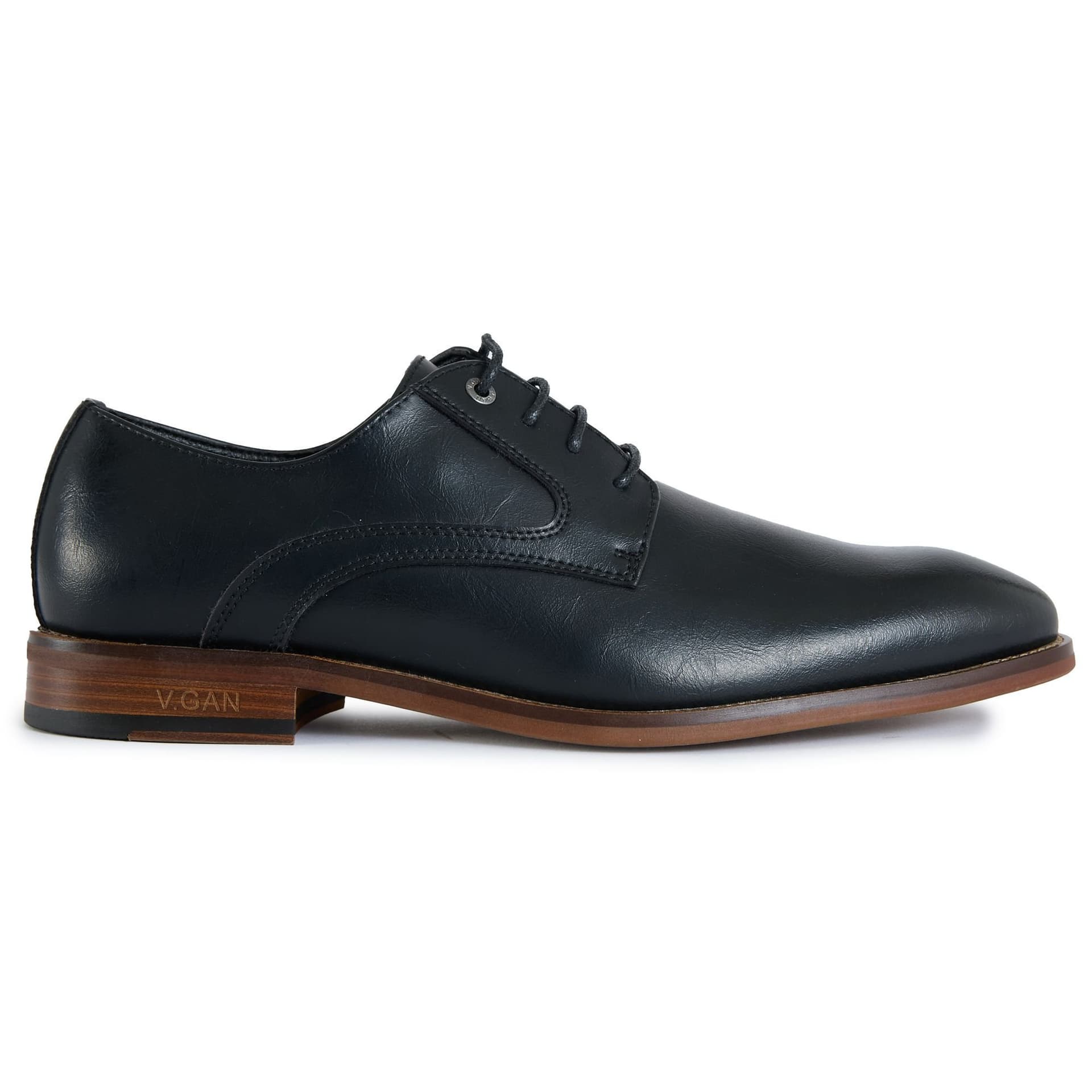 V.GAN V.GAN Men's Americano Derby Shoes in Black