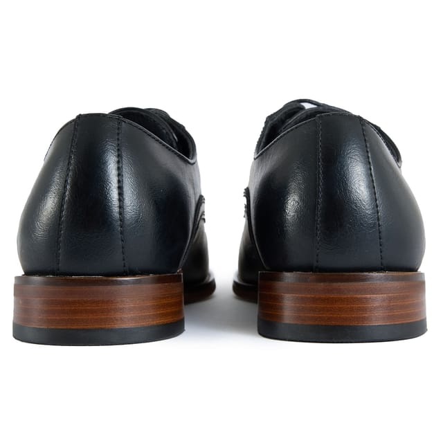 V.GAN V.GAN Men's Americano Derby Shoes in Black - 3