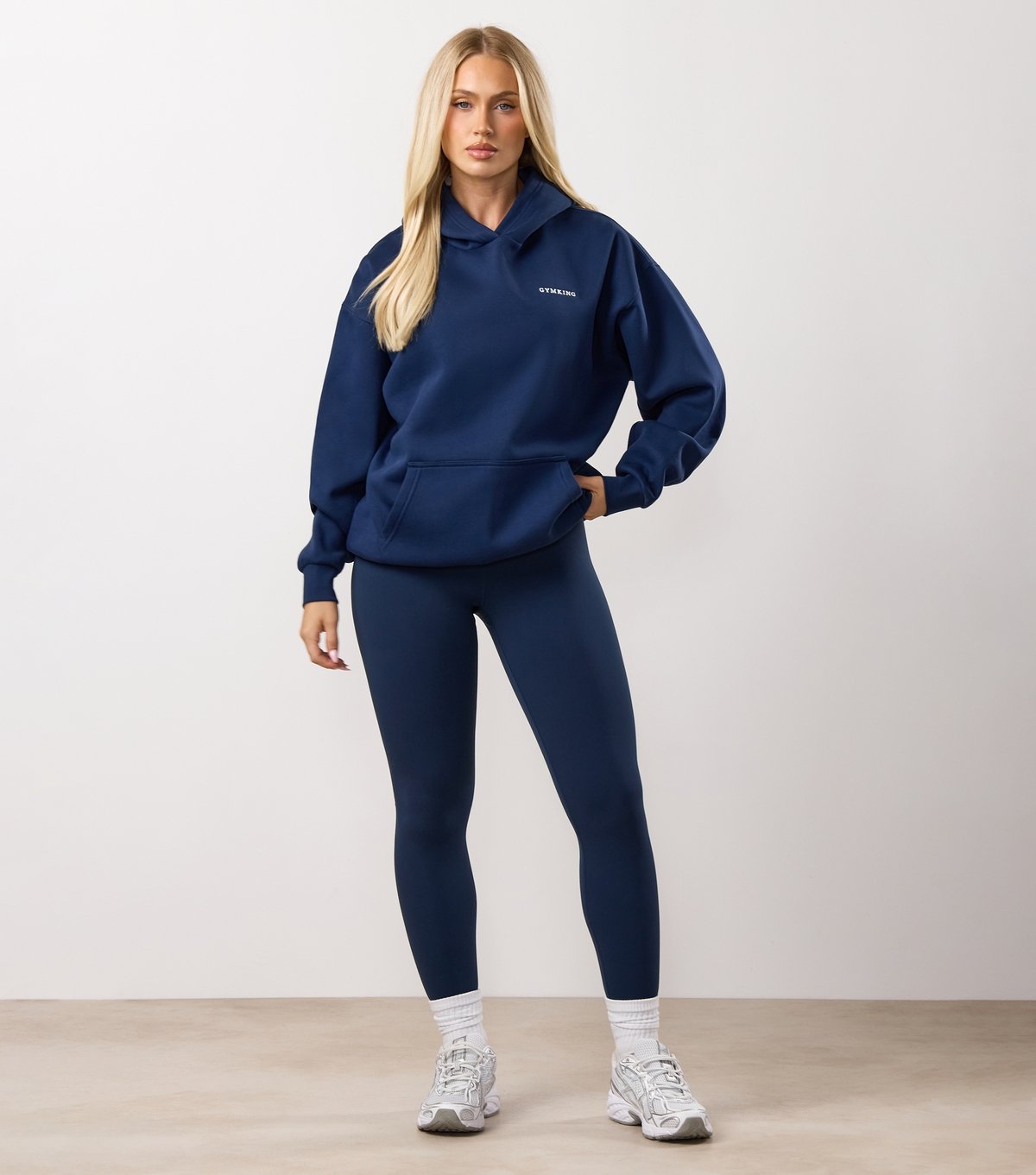 Gym King Women's Blue 365 Relaxed Fit Hoodie Gym King New Look - 2