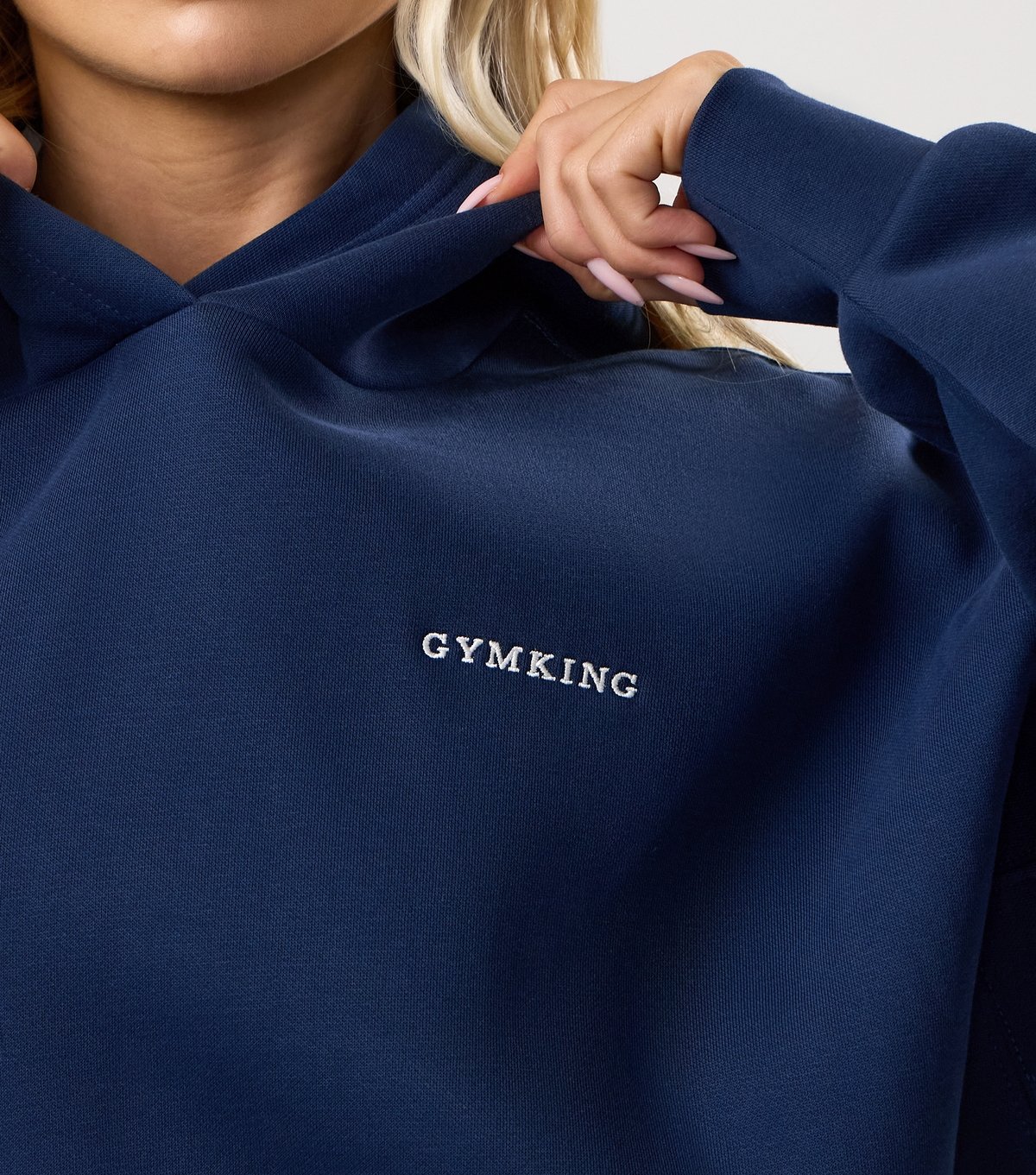 Gym King Women's Blue 365 Relaxed Fit Hoodie Gym King New Look - 4