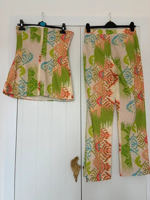 Never Fully Dressed Patterned Never Fully Dressed trouser suit.