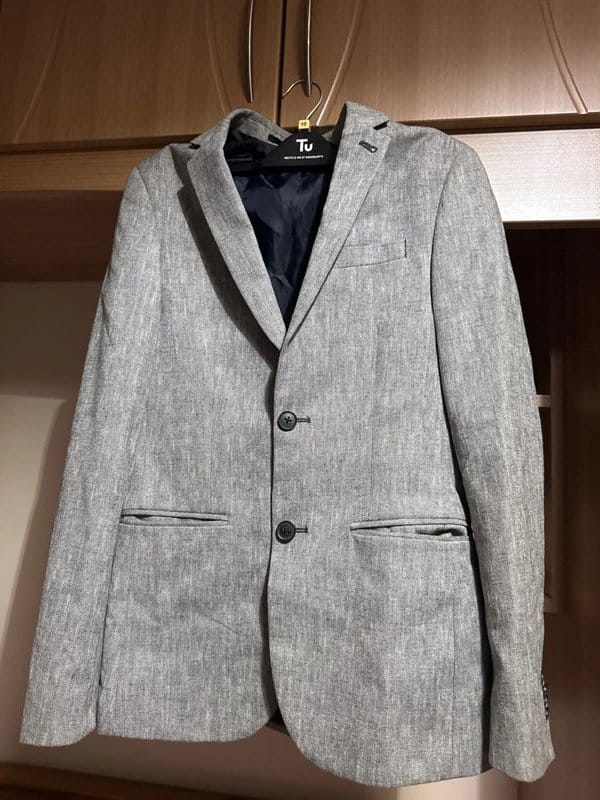 New Look Light Ash Blazer for Men