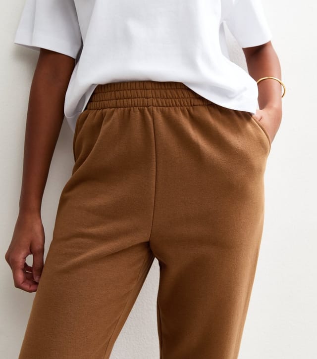 New Look Women's Brown Cuffed Ankle Joggers New Look - 2