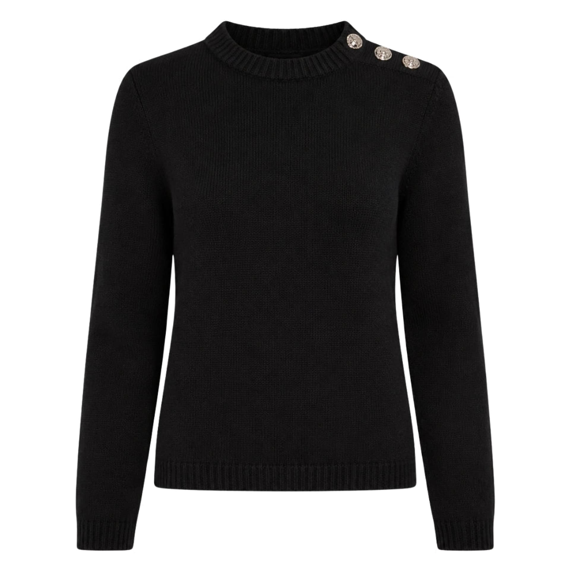 Ted Baker Ted Baker Women's Janha Long Sleeve Crew Neck Sweater in Black
