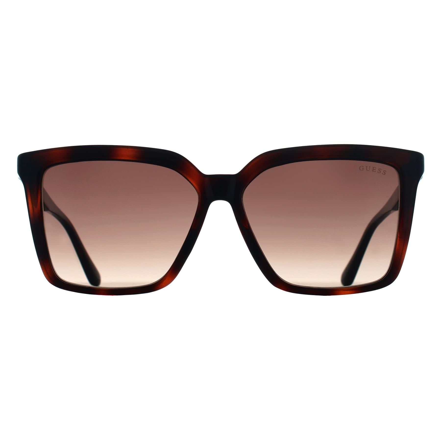Guess Guess Women's Square Dark Havana Brown Gradient GU00099