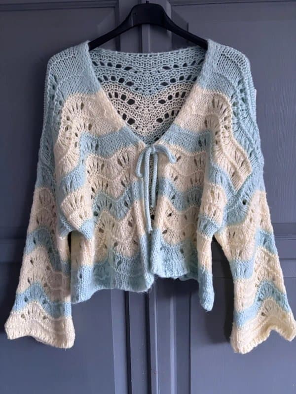M-Made in Italy Quick sale £10 Cardigan Made in Italy spring mint lemon 🍋 cardigan