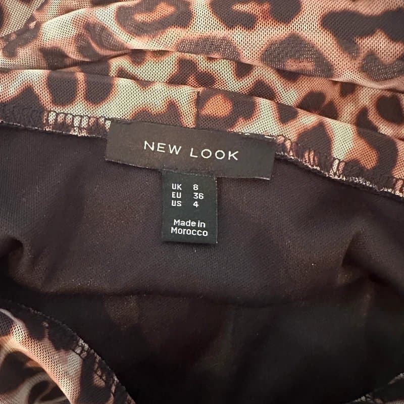 New Look New Look leopard print maxi skirt