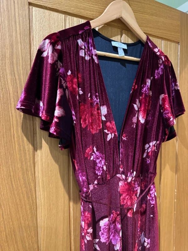 ASOS ASOS velvet maxi dress size 12