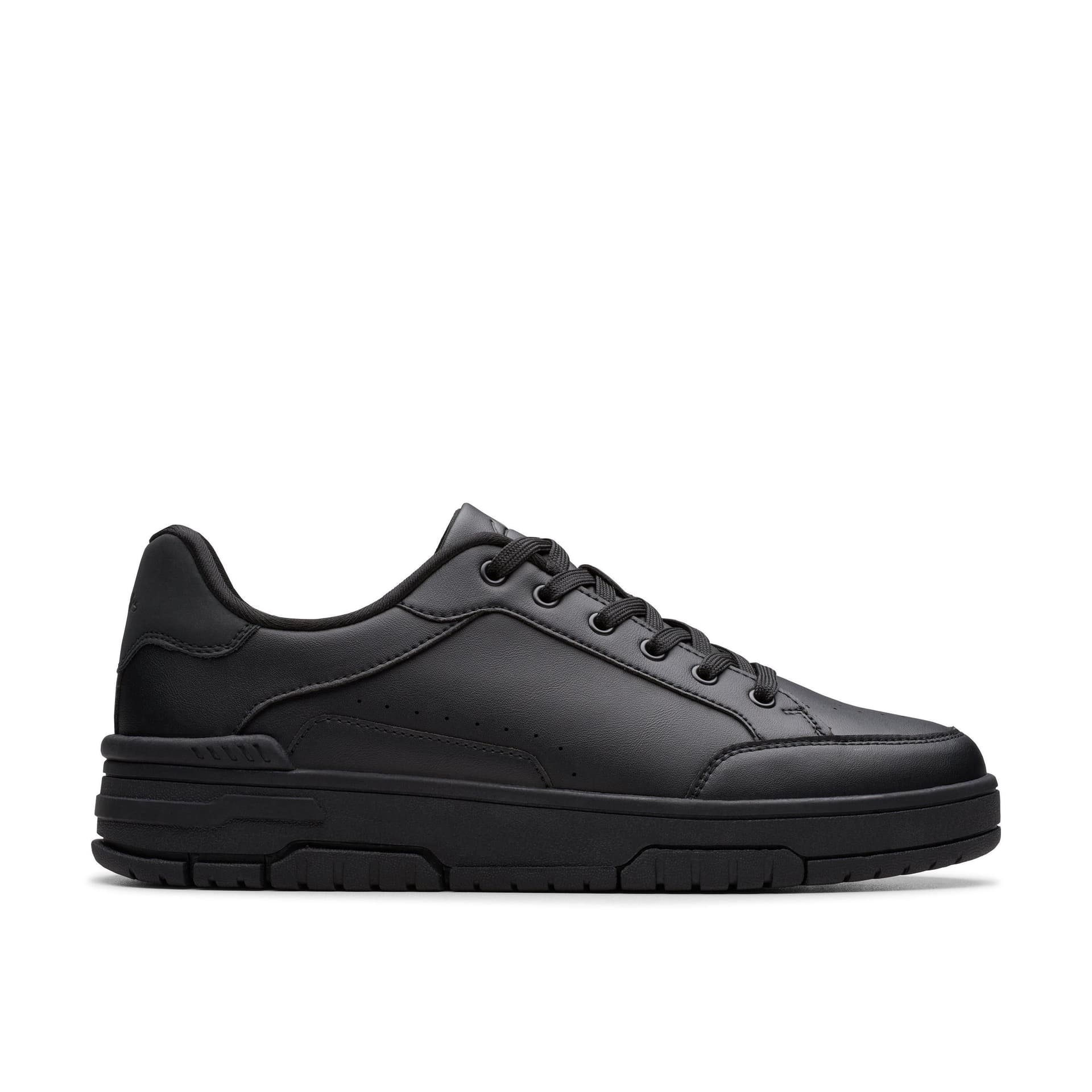 Clarks Clarks Men's Check Lace Black Trainers, Lace Up