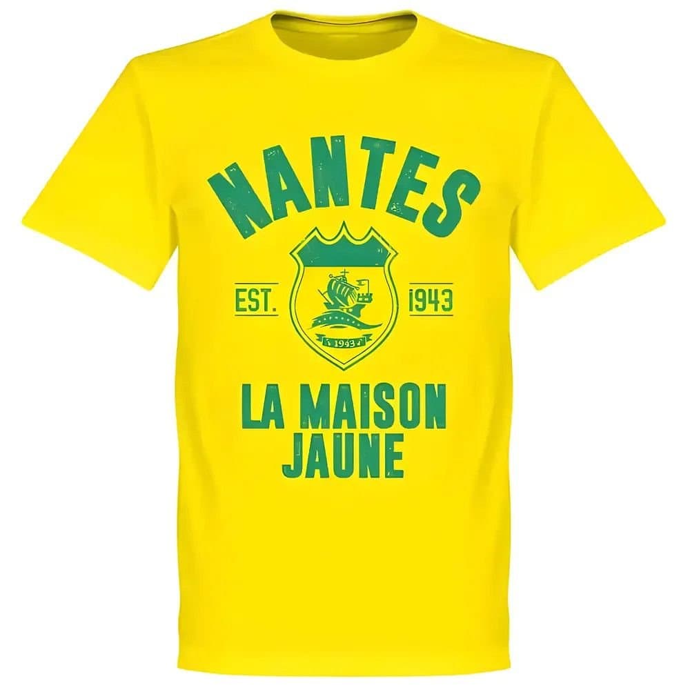 Nantes Nantes Men's Established T-Shirt in Yellow