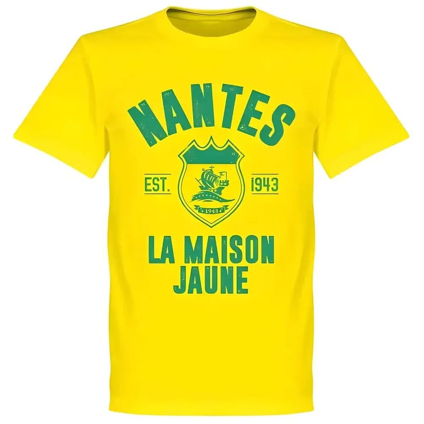 Nantes Nantes Men's Established T-Shirt in Yellow - 1