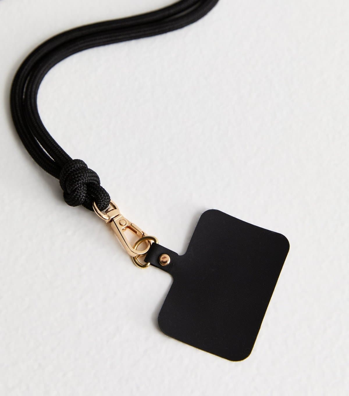 New Look Black Adjustable Crossbody Rope Phone Strap New Look