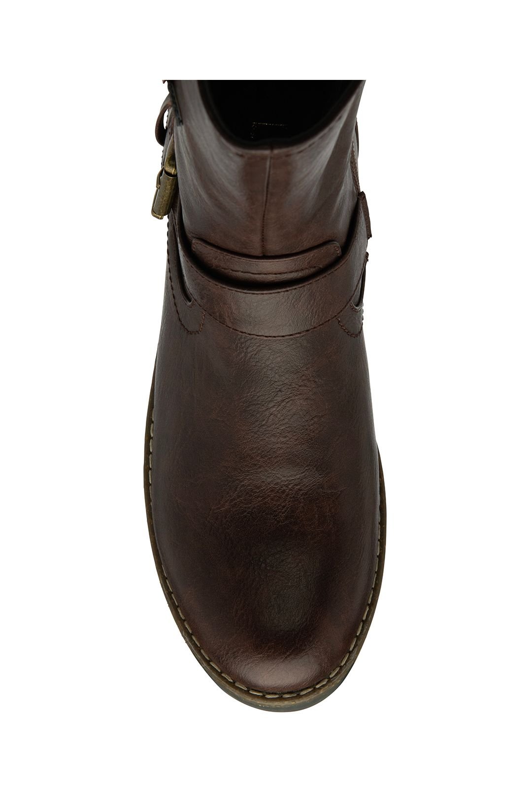 Lotus Lotus Women's 'Jemima' Mid-Calf Biker Boots in Brown - 4